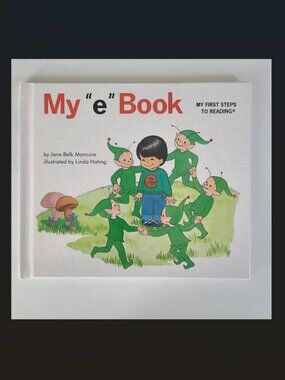 5/$15 Kids Book Moncure My e Book Preschool Early Reading HC Phonics Alphabet